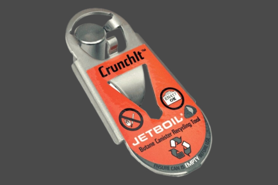 Jetboil CrunchIt Butane Canister Recycling Tool 