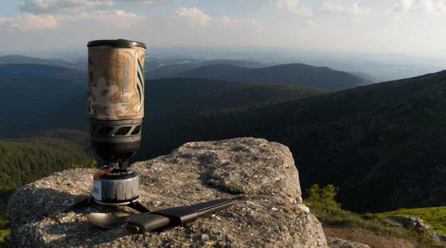 The Jetboil Flash gas stove. Source: TA