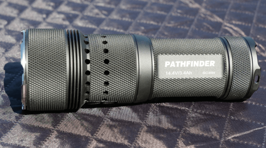 The PowerTac Pathfinder flashlight
